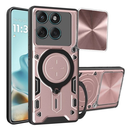 Husa pentru Motorola Edge 60 / Edge 60 Fusion - Techsuit CamGuard Pro - Rose Gold