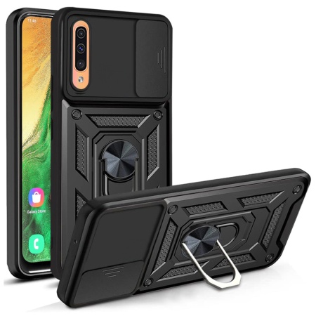 Husa pentru Samsung Galaxy A30s / A50 / A50s - Techsuit CamShield Series - Black