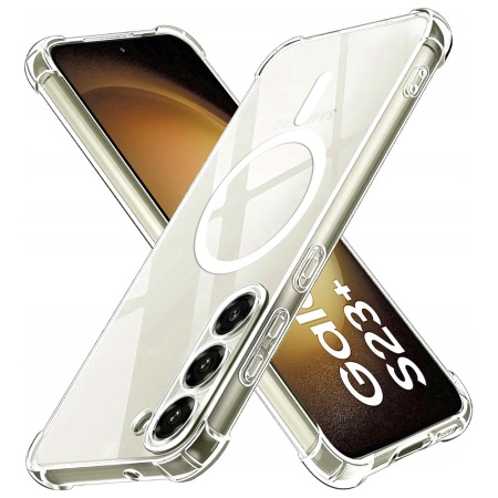 Husa pentru Samsung Galaxy S23 Plus - Techsuit Shockproof Clear Silicone MagSafe - Clear