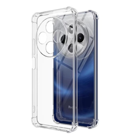 Husa pentru Xiaomi Redmi 14C / Poco C75 - Techsuit Shockproof Clear Silicone - Clear
