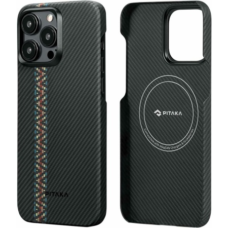 Husa Pitaka MagEZ 4 Aramida 600D pentru iPhone 15 Pro Max MagSafe Rhapsody