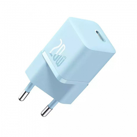 Incarcator retea Baseus GaN5 Fast Charge mini 1C 20W Albastru