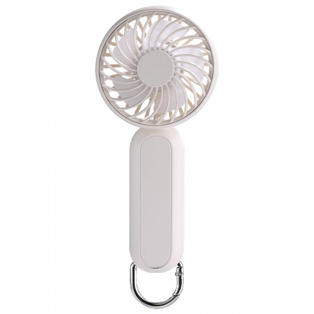 Ventialor Portabil cu Port USB, 3 Viteze, 1200mAh - Techsuit (A217) - Light Beige