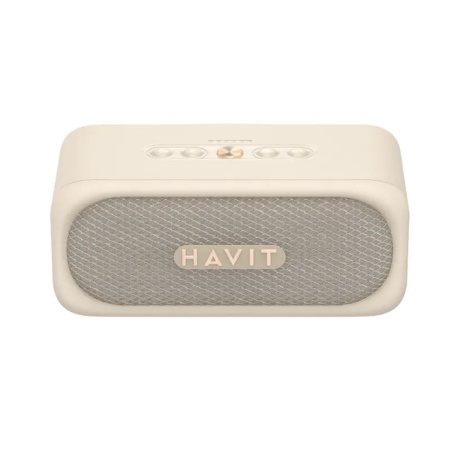 Boxa Wireless Portabila Bluetooth 5.3, TWS, TF, AUX, Hands-Free Call, IPX7, 2000mAh - Havit (SK905BT) - Beige