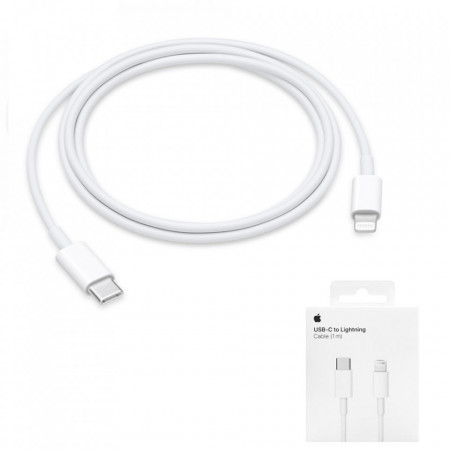 Cablu de Date Type-C la Lightning, 1m - Apple A2561 (MM0A3ZM/A) - White (Blister Packing)