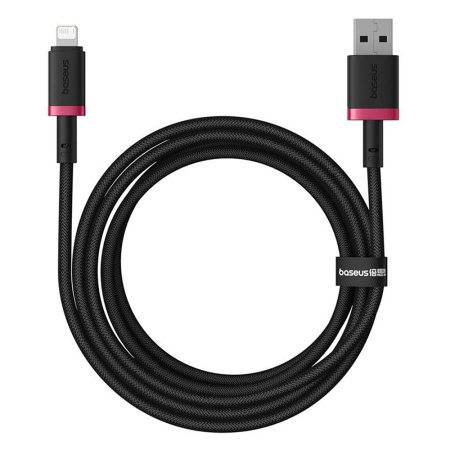Cablu de Date USB la Lightning, 2.4A, 2m - Baseus Dura (P10377801U01-03) - Black