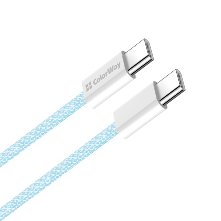 Cablu Type-C, 60W, 1m - ColorWay (CW-CBPDCC061-BL) - Blue
