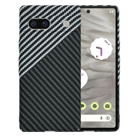 Husa pentru Google Pixel 7a - Techsuit Carbonite FiberShell - Stealth Gray