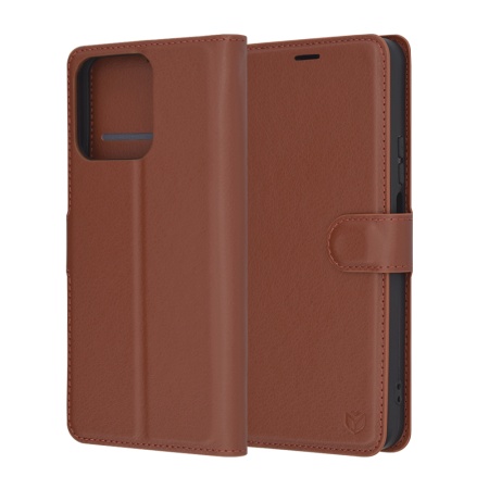 Husa pentru Honor 200 Smart / X7c - Techsuit Leather Folio - Brown