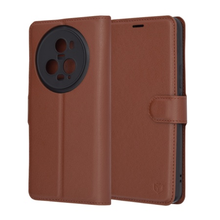 Husa pentru Honor Magic5 Pro - Techsuit Leather Folio - Brown