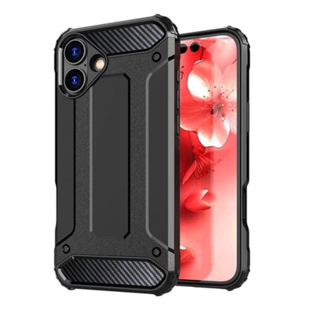Husa pentru iPhone 16 Plus - Techsuit Hybrid Armor - Black