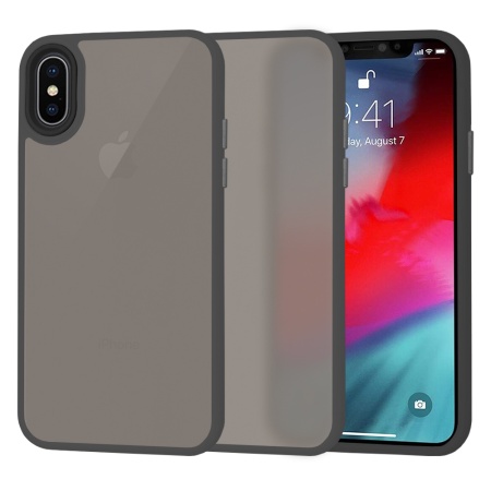 Husa pentru iPhone X, iPhone 10 / iPhone XS - Techsuit HaloFrostÂ Series - Black