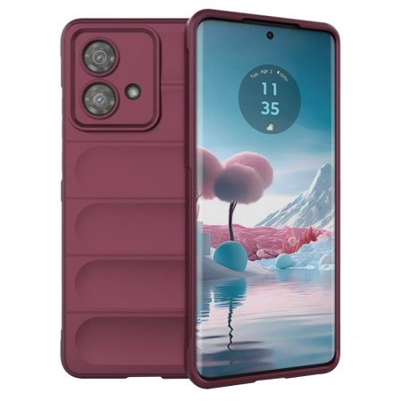 Husa pentru Motorola Edge 40 Neo - Techsuit Magic Shield - Bordeaux