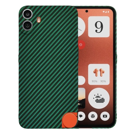 Husa pentru Nothing CMF Phone 1 - Techsuit Carbonite FiberShell - Green