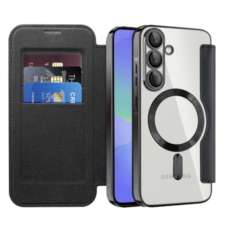 Husa pentru Samsung Galaxy A36 5G - Techsuit SmartMag Book Case - Black