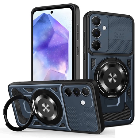 Husa pentru Samsung Galaxy A55 5G - Techsuit RuggedCam - Blue