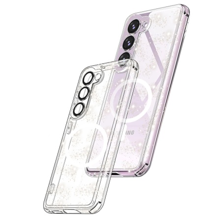 Husa pentru Samsung Galaxy S23 - Techsuit SparkleSkin MagSafe Series - Clear