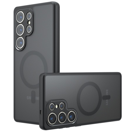 Husa pentru Samsung Galaxy S23 Ultra - Techsuit PureFrost MagSafe - Frosted Black