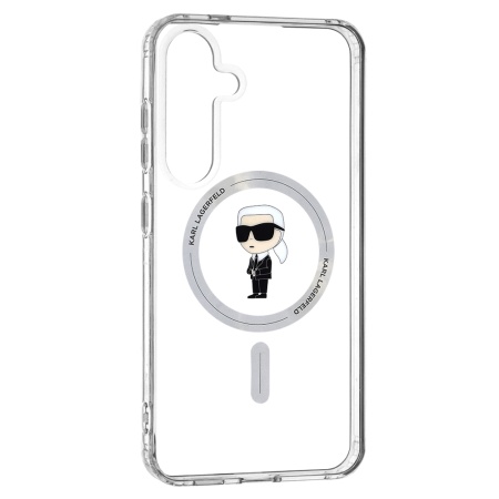 Husa pentru Samsung Galaxy S24 Plus - Karl Lagerfeld IML Luxury MagSafe (KLHMS24MHFCKNOT) - Transparent Ikonik
