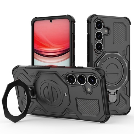 Husa pentru Samsung Galaxy S25 Plus - Techsuit Carbon Shield PRO - Black
