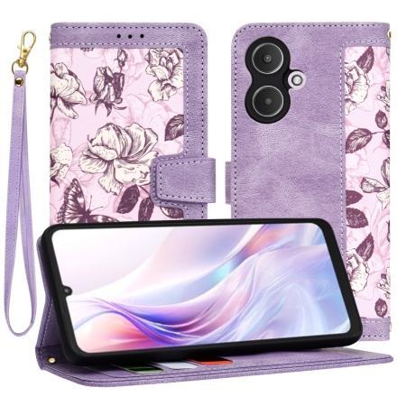 Husa pentru Xiaomi Redmi 13C 5G / Poco M6 - Techsuit FlipCraft - Mysterious Purple