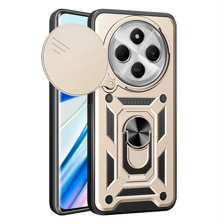 Husa pentru Xiaomi Redmi 14C / Poco C75 - Techsuit CamShield Series - Gold