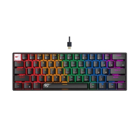 Tastatura cu Lumini RGB pentru Gaming 1.8m, 200mA - Havit (KB903L) - Black