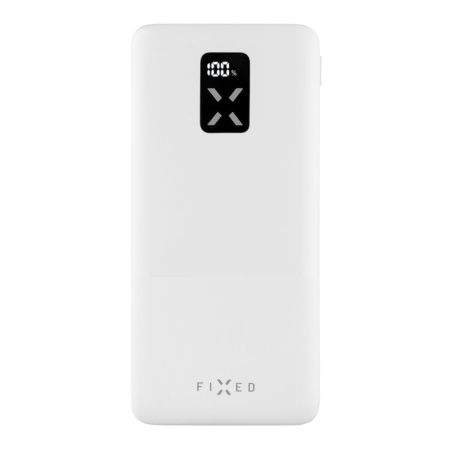 Acumulator Extern 2x USB, Type-C, 20W, 10000mAh - Fixed Zen 10 (FIXZEN-10-WH) - White