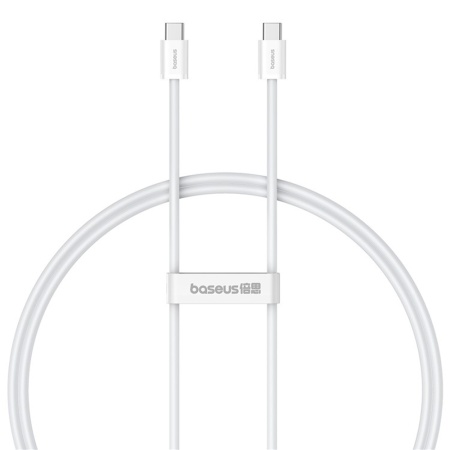 Cablu Baseus Superior Series 2 Incarcare rapida USB-C la USB-C 100W 2m Alb