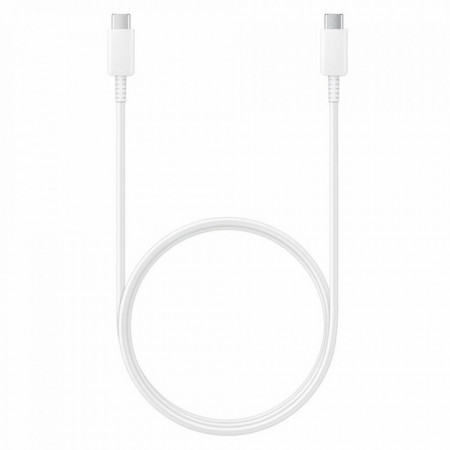 Cablu de Date Fast Charging, 2x Type-C, 5A, 1m - Samsung (EP-DN975BWEGWW) - White (Bulk Packing)