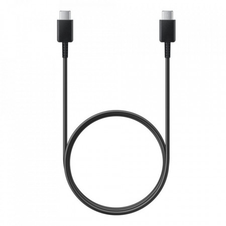 Cablu de Date USB-C la Type-C Fast Charging 3A, 1m - Samsung (EP-DA705BBEGWW) - Black (Bulk Packing)