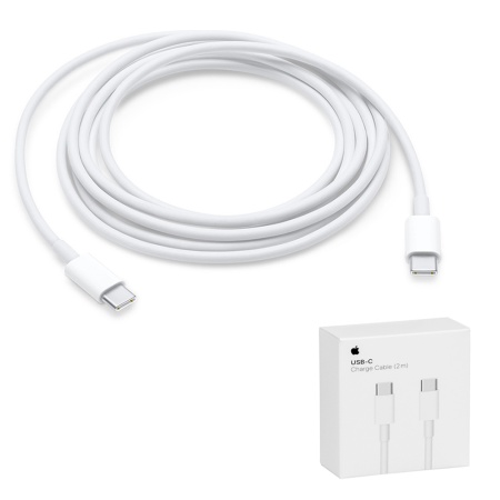 Cablu de Date USB-C la USB-C, 2m - Apple (MLL82ZM/A) - White