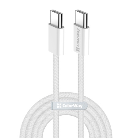 Cablu Type-C, 60W, 1m - ColorWay (CW-CBPDCC061-GR) - Gray