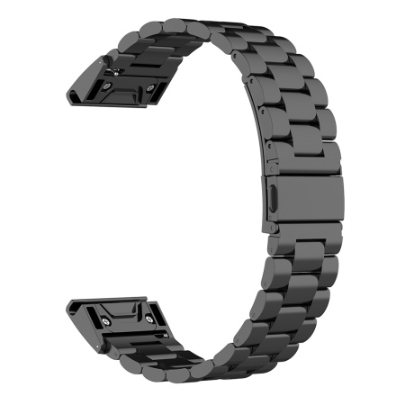 Curea pentru Instinct 2S/2S Solar/Approach S70 42mm/fenix 7S Pro Sapphire Solar - Techsuit Watchband QuickFit 20mm (W010) - Black