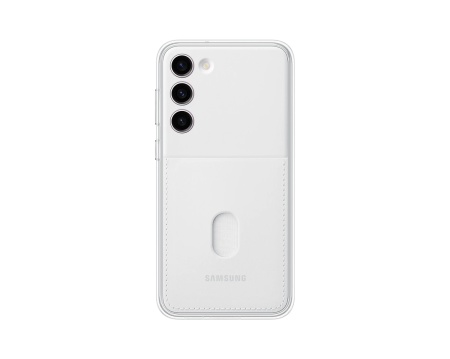 Husa Frame Cover pentru Galaxy S23 Plus, EF-MS916CWEGWW, White