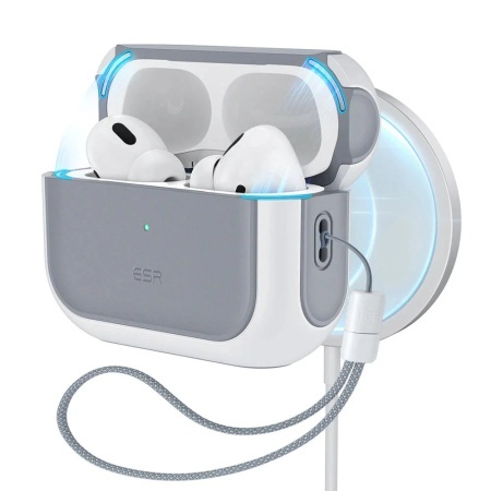 Husa pentru Apple AirPods Pro 3 - ESR Orbit Hybrid HaloLock - White