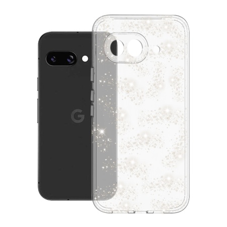 Husa pentru Google Pixel 9a - Techsuit SparkleSkin Series - Clear