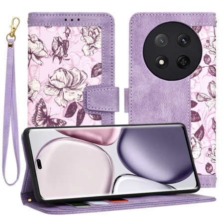 Husa pentru Honor Magic7 Lite / X9c - Techsuit FlipCraft - Mysterious Purple