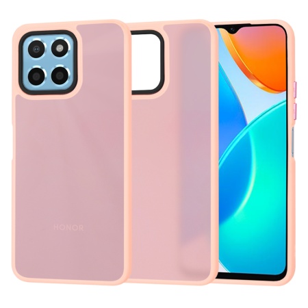 Husa pentru Honor X6 / X8 5G / 70 Lite - Techsuit HaloFrostÂ Series - Pink