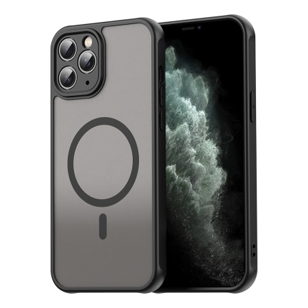 Husa pentru iPhone 11 Pro Max - Techsuit HaloFrost II MagSafe - Black