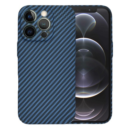 Husa pentru iPhone 12 Pro - Techsuit Carbonite FiberShell - Cyan