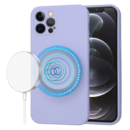 Husa pentru iPhone 12 Pro - Techsuit SoftFlex MagSafe - Light Purple