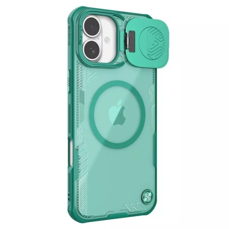 Husa pentru iPhone 16 Plus - Nillkin Iceblade Prop Magnetic (without Camera Cutout) - Green