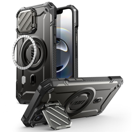 Husa pentru iPhone 16e - Supcase Unicorn Beetle XT MagSafe - Black
