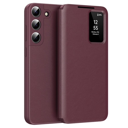 Husa pentru Samsung Galaxy S22 Plus 5G - Techsuit SmartView Series - Red
