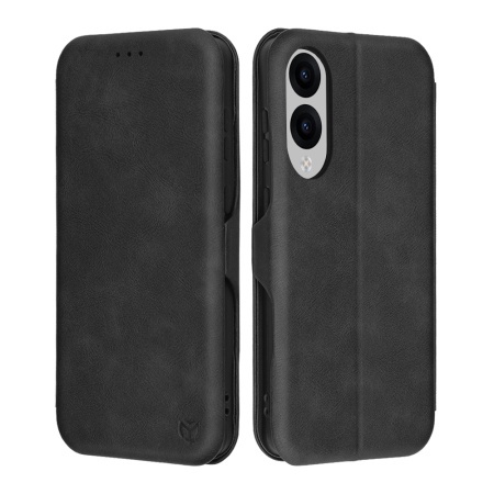 Husa pentru Samsung Galaxy S25 Edge - Techsuit Safe Wallet Plus - Black