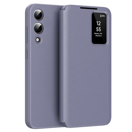 Husa pentru Samsung Galaxy S25 Edge - Techsuit SmartView Series - Purple