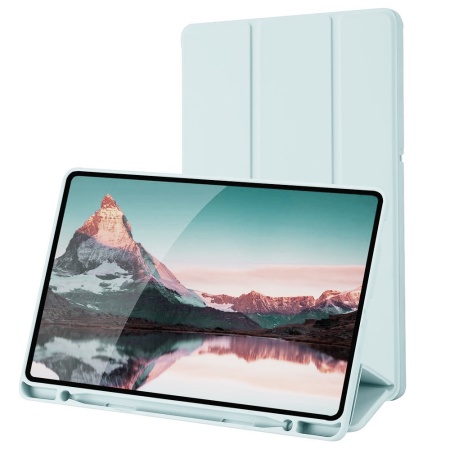 Husa pentru Samsung Galaxy Tab S6 Lite (2020/2022/2024) - Techsuit Flex Trifold - Sky Blue