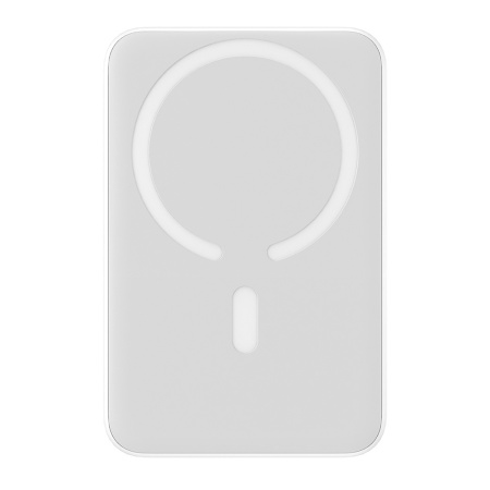 Baterie Externa USB-C, MagSafe, 10000mAh, 20W + Cablu Type-C, 60W, 30cm - Baseus Magnetic Mini (PPCX070002) - White