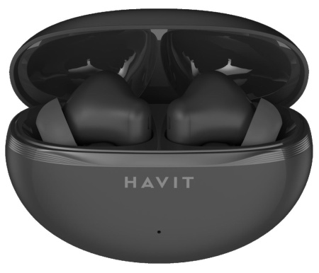 Casti fara Fir Bluetooth 5.4 TWS, ENC, Type-C, 400mAh - Havit (TW986) - Black